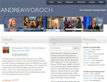 Tablet Screenshot of andreaworoch.com